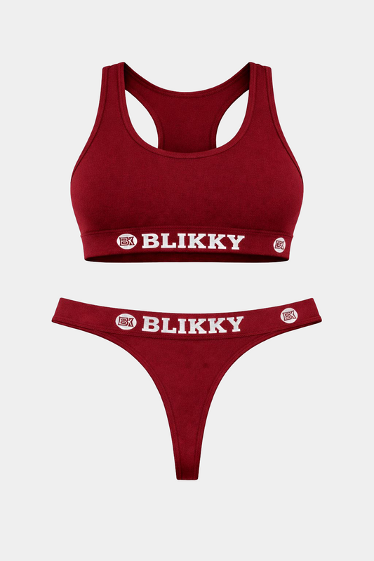 BLIKKY Crimson Red Women’s Set